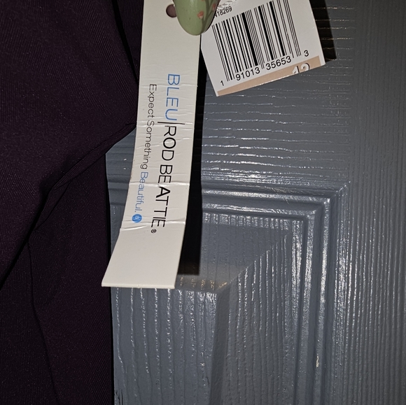 Blue rod beattie Maroon Tankini size 12 lace up - Picture 6 of 6